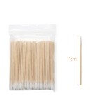 棉签工厂-100支木质尖涂抹棒