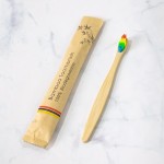 竹牙刷套装供应商-彩色软毛竹炭