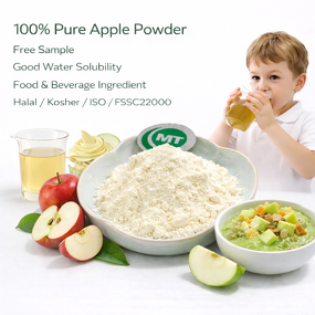 Apple Juice Powder - Spray Dried 100% Pure Organic Instant Beverage Bulk