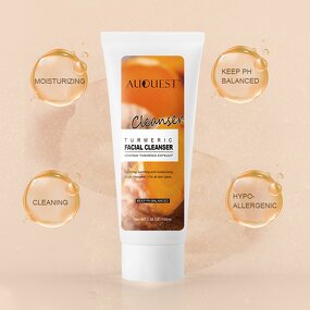 Turmeric Face Cleanser - Private Label Anti Aging All Natural Whitening Acne Removal
