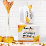 Niacinamide Marigold Face Cream - Organic Whitening Moisturizer Fine Lines Removal