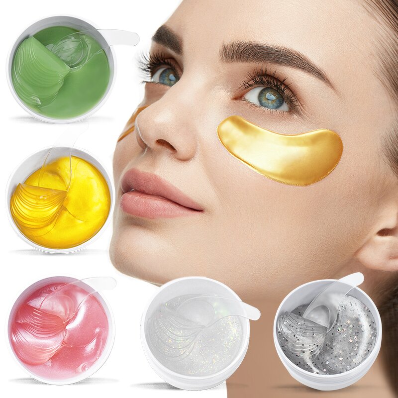 Green Hydrogel Eye Patch - Natural Anti-Aging Puffiness Removal Under Eye Gel Care