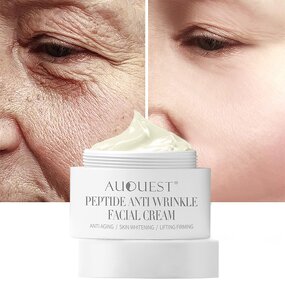 Collagen Face Cream - Private Label Korean Organic Peptide Anti Wrinkle Aging Lift Moisturizer