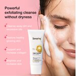 24K Gold Facial Cleanser - Organic Acne Deep Pore Cleaning Oil Control Whitening Face Wash