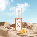 Sunscreen Spray SPF 50 - Private Label Organic UV Sunburn Travel Antioxidant Custom Logo