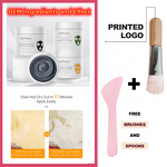 Facial Clay Mask Manufacturer - OEM Turmeric Green Tea Dead Sea Mud Vitamin C with Brush