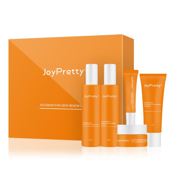 Astaxanthin Skincare Set - OEM Natural Organic Moisturizing Soothing Whitening Anti Aging