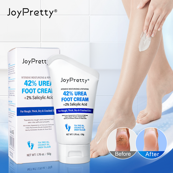 Urea Foot Cream - 42% Organic Cracked Heels Intensive Moisturizing Foot Repair