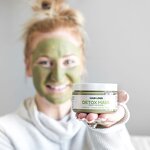 Kaolin Mud Clay Mask - OEM Deep Clean Anti Acne Detox Lemon Grass Green Tea Matcha