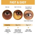 Collagen 24K Gold Eye Patch - Organic Under Eye Care Anti Wrinkle Dark Circles Remover