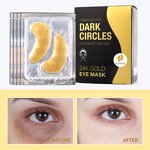 24K Gold Eye Patches - OEM/ODM Organic Puffy Eyes Dark Circles Wrinkle Reduce