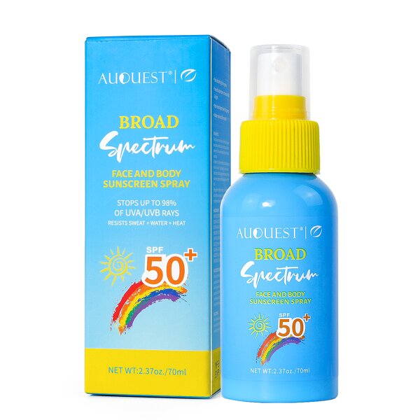 Sunscreen Spray SPF 50 - OEM/ODM FACE & BODY Long-lasting Moisturizing Anti-UVA UVB