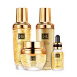 24k Gold Skin Care Set - Private Label Anti-wrinkle Reduce Fineline Cream Gift Set