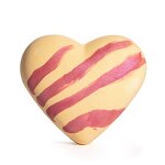 Valentine Bath Bombs - 3 Pack Organic Aromatherapy Essential Oil Printed Heart Fizzies