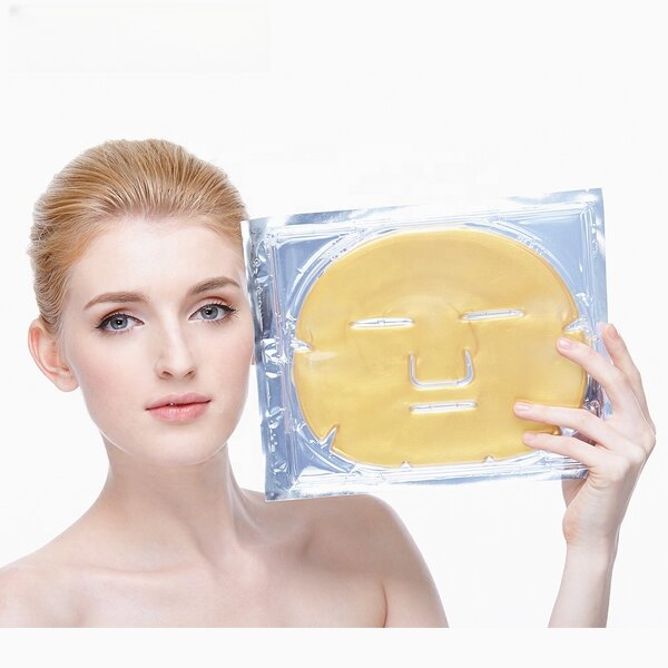 24K Gold Facial Mask - Private Label Vitamin C Centella Collagen Anti-Wrinkle Firming OEM