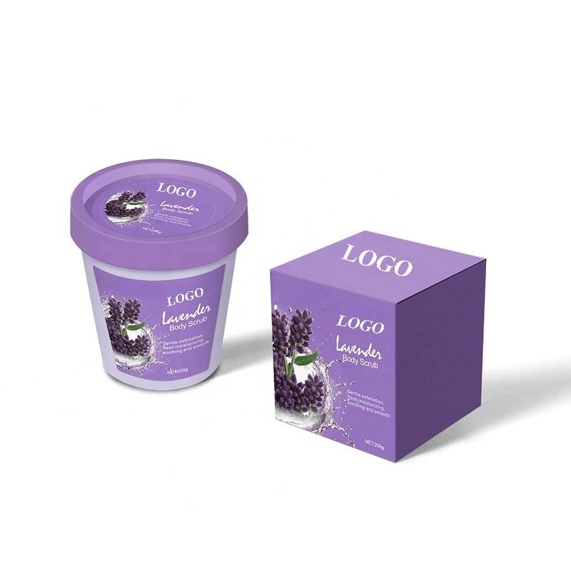 Lavender Body Scrub - OEM Private Label Gentle Exfoliation Moisturizing Soothing
