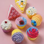 Bath Bombs Gift Set - Hot Sell Organic Aromatherapy Ice Cream Cake Candy Kids Fizzies