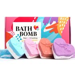 Heart Bath Fizzies - Custom Private Label Woman Mother Organic Natural Ingredient Set