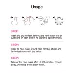 Lemon Foot Mask - Private Label Moisturizing Callus Removal Nourishing Heel Feet Care