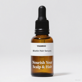 Biotin Hair Growth Oil - Private Label Natural Organic Damaged Hair Smoothing Serum