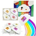 Cloud Balls Bath Fizzies - Wholesale Custom Organic Kids Rainbow Bath Bombs Gift Set