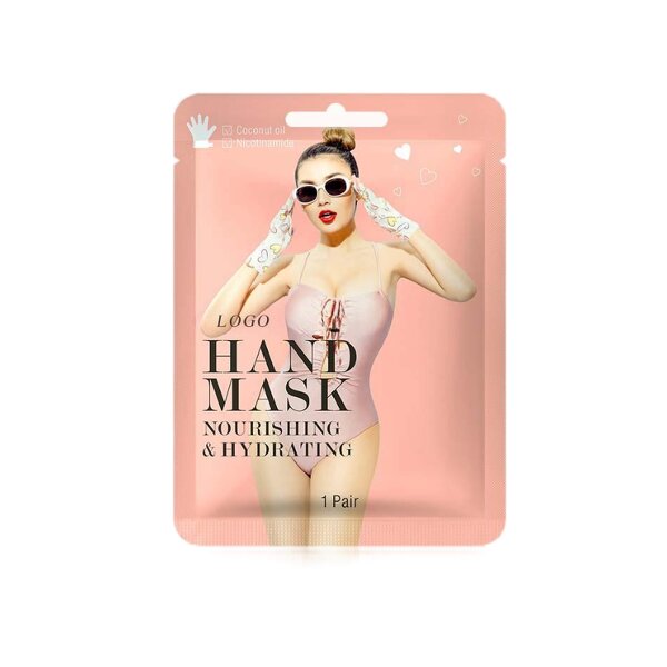 Hand Mask - Private Label Custom Organic Whitening Brighten Peeler Spa Cream Glove