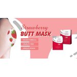 Strawberry Butt Mask - Cruelty-free Vegan Body Firming Lifting Smoothing Hip Care Sheet