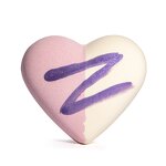 Valentine Bath Bombs - 3 Pack Organic Aromatherapy Essential Oil Printed Heart Fizzies