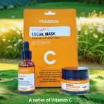 Vitamin C Sheet Mask - Factory Wholesale Whitening Crystal Custom Logo Travel Size