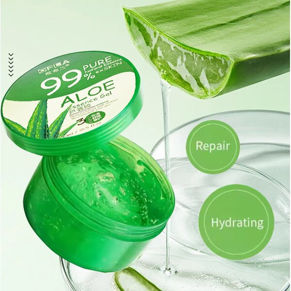 Acne Removal Gel Manufacturer - Private Label 300ml Organic Herbal Facial 100% Pure Natural Soothing Aloe Vera & PeilSi OEM ODM