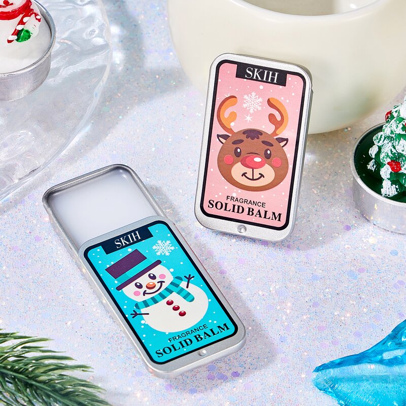 Solid Perfume Manufacturer - Custom Logo Organic Women Gift Set Travel Size Portable Long Lasting Wax & SKIH