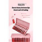 Lip Gloss Kit Manufacturer - Private Label 10 Colors Water Mirror Glossy Moisturizing Glitter Long Lasting Set & SKIH