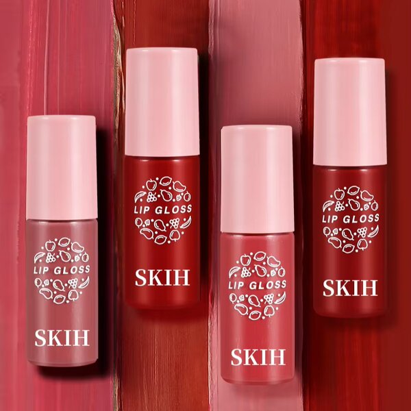 Lip Gloss Kit Manufacturer - Private Label 10 Colors Water Mirror Glossy Moisturizing Glitter Long Lasting Set & SKIH