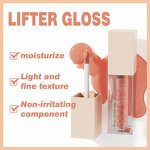 Lip Gloss Manufacturer - 8 Color 5ml Mirror Water Light Liquid Beauty Girls Moisturizing Pearl & SKIH