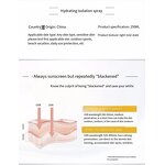 Sunscreen Spray Manufacturer - Uv Protection Face Body Refreshing Water Sweat Mist SPF 50 Whitening Facial & PeilSi