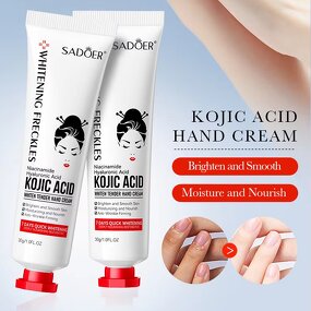 Hand Cream Manufacturer - 30g Kojic Acid Korean Moisturizing Whitening Portable Antibacterial