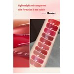 Lip Gloss Kit Manufacturer - Private Label 10 Colors Water Mirror Glossy Moisturizing Glitter Long Lasting Set & SKIH