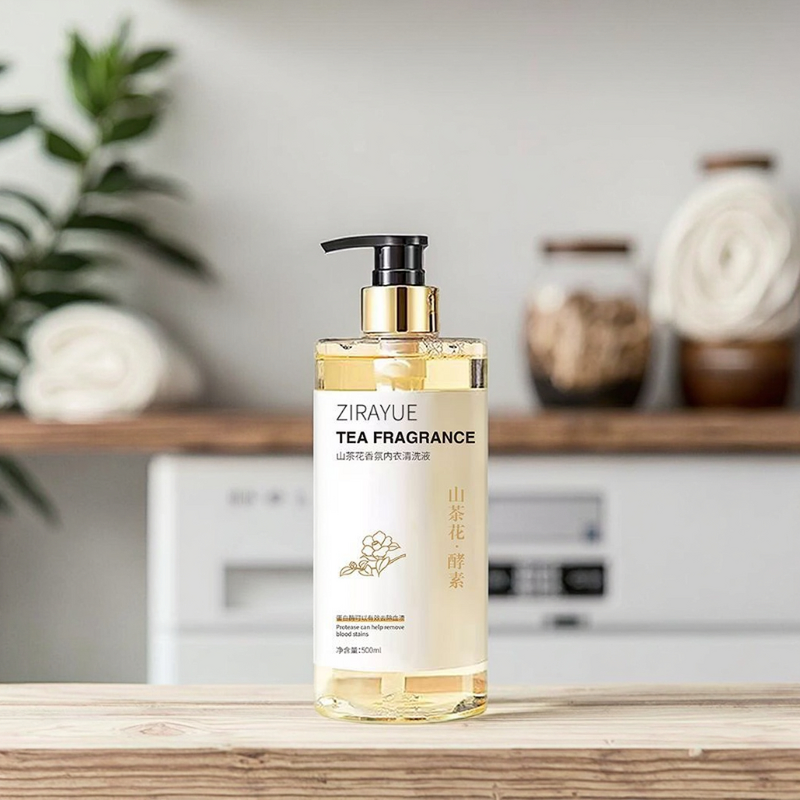 Underwear Detergent Manufacturer - Camellia Flower Fragrance Antibacterial Mild Liquid for Laundry Sterilization Mite Removal