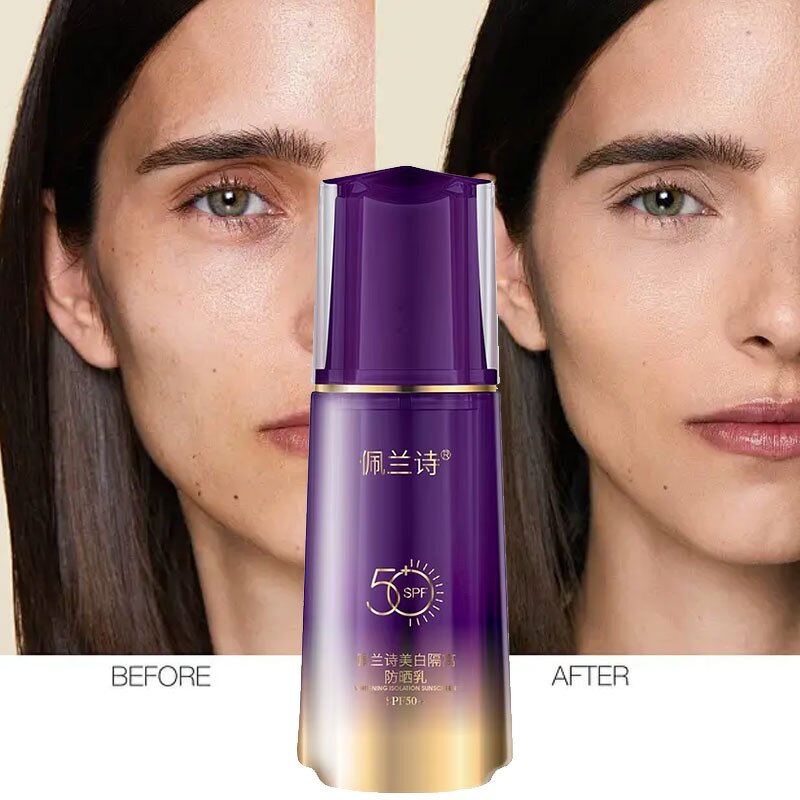 Sunscreen Manufacturer - Whitening Isolation SPF 50 Moisturizing Sunblock Face Cream Korean Cream & PeilSi OEM ODM