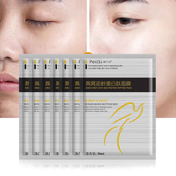 Facial Mask Manufacturer - Whitening Bird's Nest Face Sheet Mask Cosmetics & PeilSi Face Care