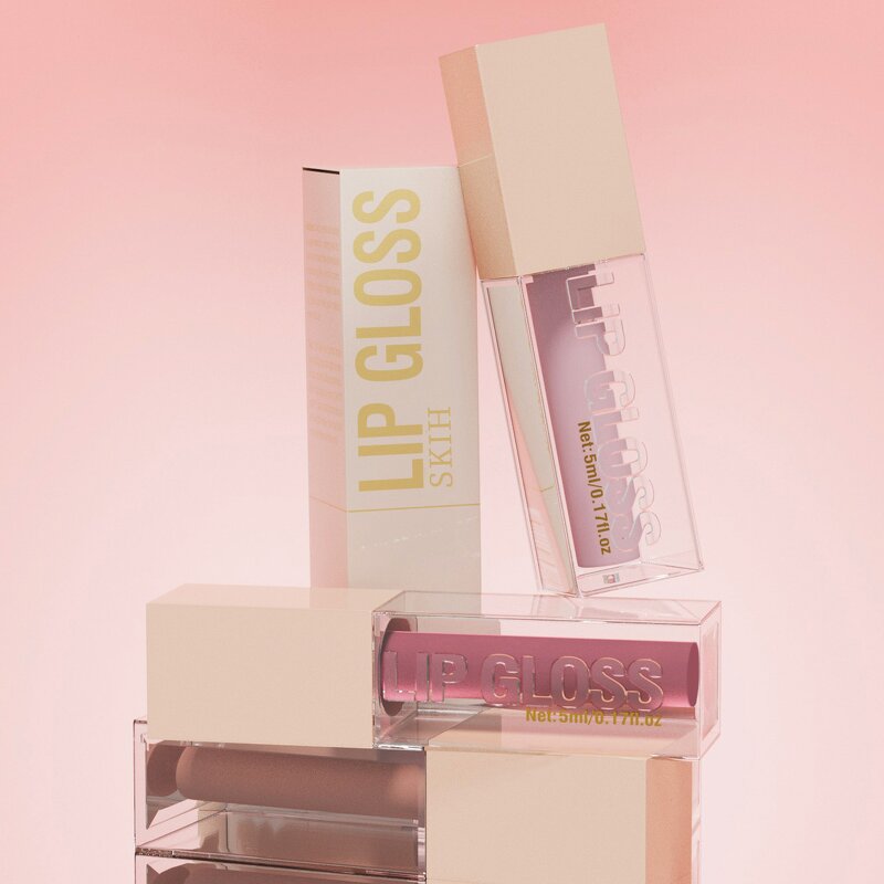 Lip Gloss Manufacturer - Hot Eight-color 5ml Mirror Moisturizing Pearlescent Customizable Wind Lipstick & SKIH