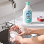 Baby Bottle Dish Soap - Natural Aloe Vitamin B5 Plant Powered Milk Stain Remove