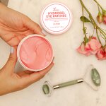 Hyaluronic Acid Eye Mask - Private Label Collagen Shimmer Pink Under Eye Dark Circles