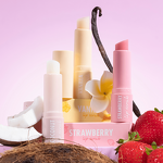 Organic Lip Care Set - Custom Logo Moisturizing Lip Scrub and Balm Coconut Sugar Stick