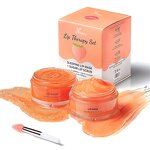 Peach Collagen Lip Set - Private Labeling Scrub and Balm Kit Natural Organic Exfoliator