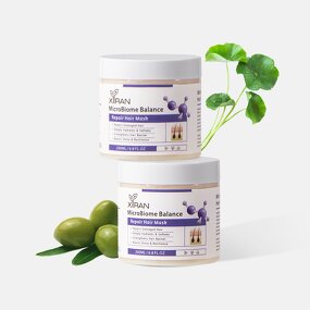 Microbiome Balance Hair Mask - Private Label Olive Rice Bran Oil Centella Hydration Smoothing