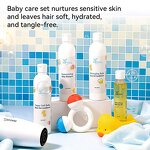 Baby Shampoo Conditioner Set - OEM Plant Based Vegan Tear Free Moisturizing Hair Growth Oil