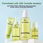 CICA PDRN Skincare Set - Private Label Centella Cleanser Toner Serum Barrier Cream Soothing