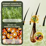 Batana Oil Shampoo - Private Label Rosemary Ginger Castor Anti Hair Loss Scalp Treatment