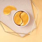 24K Gold Eye Patches - Custom Lift Firm Hydrogel Anti-Aging Reduce Dark Circles Wrinkles